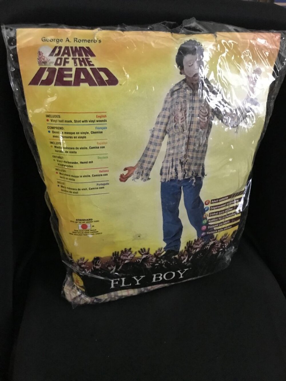 Fly Boy Zombie Dawn of the Dead Movie Fancy Dress Up Halloween Adult Costume